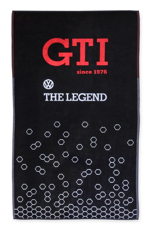VOLKSWAGEN VW GTI Serviette de Plage - The Legend/noir
