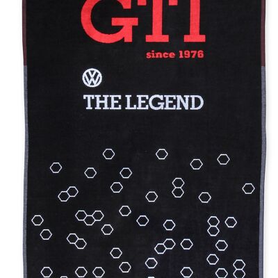 Toalla de playa VOLKSWAGEN VW GTI - The Legend/negro