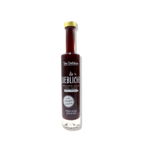 Die LIEBLICHE fruchtig milde Chili Sauce mit Aronia