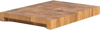 NXT Board Planche à découper en bois de façade en chêne 52,5x35x5,5 cm, fabriquée à la main en Allemagne 1