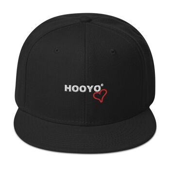 HOOYO SNAPBACK HAT ™ - Rouge / noir / noir 3