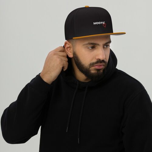 HOOYO SNAPBACK HAT ™ - Gold / black / black