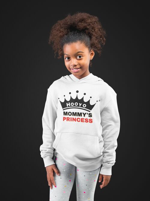 Mommy’s Princess Hoodie For Girl - White
