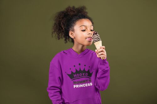 Mommy’s Princess Hoodie For Girl - Purple