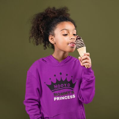 Mommy’s Princess Hoodie For Girl - Purple