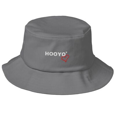 Old School Bucket Hat - Grey