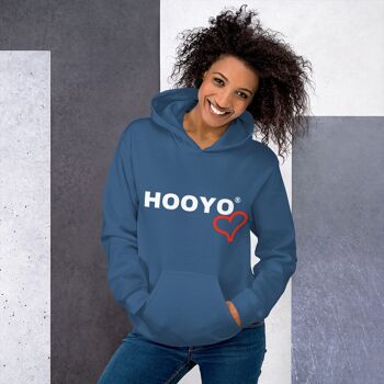 SWEAT À CAPUCHE OFFICIEL HOOYO POUR FEMME® - Rose Clair 3