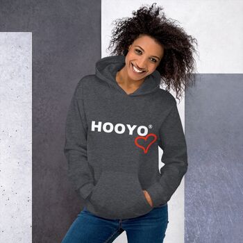 SWEAT À CAPUCHE OFFICIEL HOOYO POUR FEMME® - Blanc 2