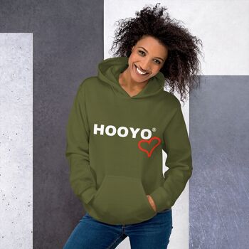 SWEAT À CAPUCHE OFFICIEL HOOYO POUR FEMME® - Blanc 5