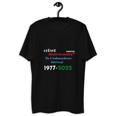 T-Shirt Yibuti 27 Junio - Negro