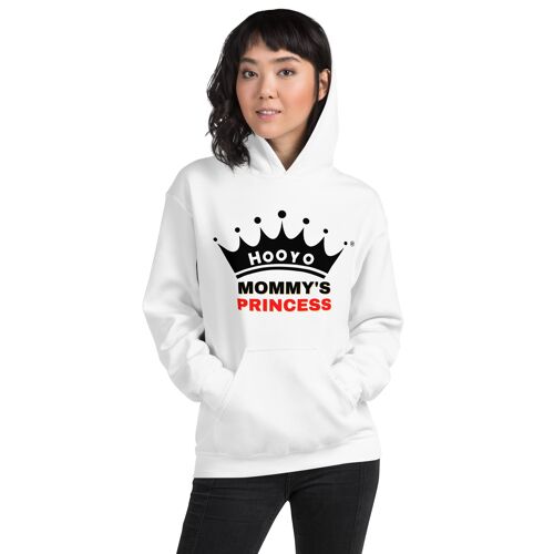 Mommy’s Prince Hoodie For Woman - White