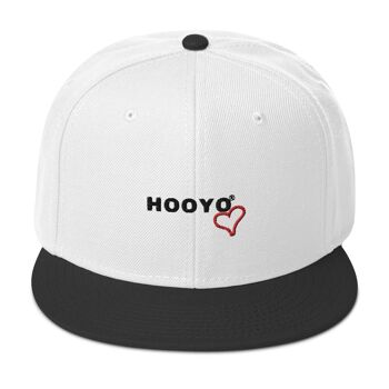 HOOYO SUPER WHITE HAT ™ - Noir / blanc / blanc 3