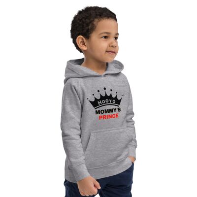 Mommy’s Prince Hoodie For Boy - Grey