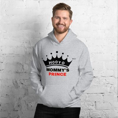 Mommy’s Prince Hoodie For Man - Grey