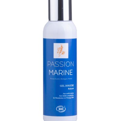 Relaxing shower gel with marine active ingredients and essential oils of mandarin & orange - 125mL