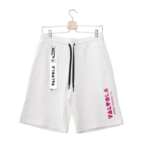 SHORTS SCRITTA VALVOLA - WHITE