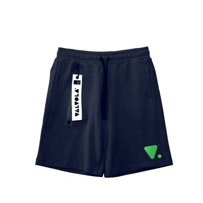 LOGO VALVE SHORTS - GALAXY BLUE / GRASS GREEN