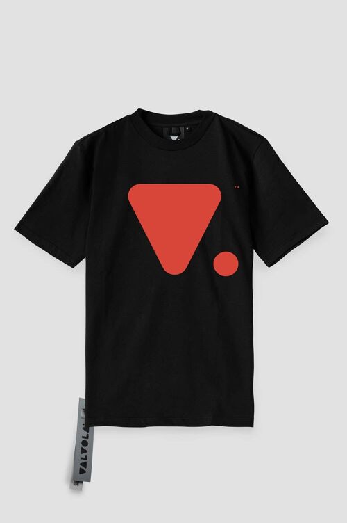 T-SHIRT BASICA CON LOGO UNISEX - BLACK PURE