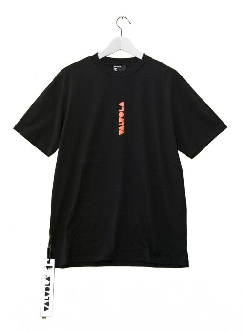 T-Shirt FLUO - BLACK/FLUO ORANGE