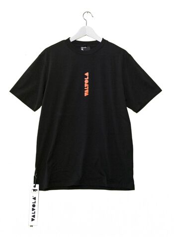T-Shirt FLUO - NOIR / ORANGE FLUO