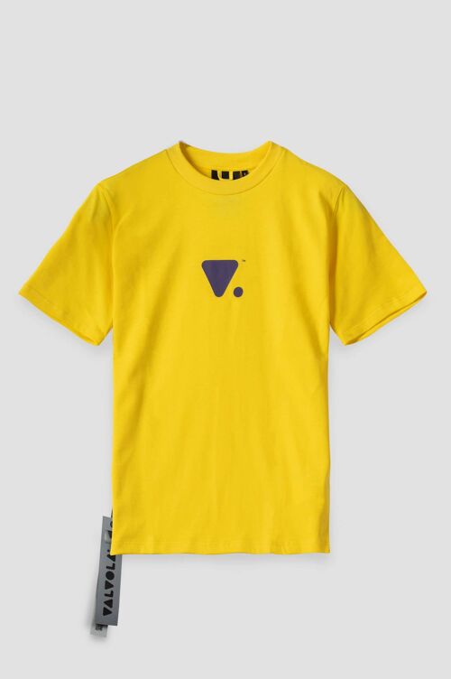 T-Shirt HONEY YELLOW/PURPLE