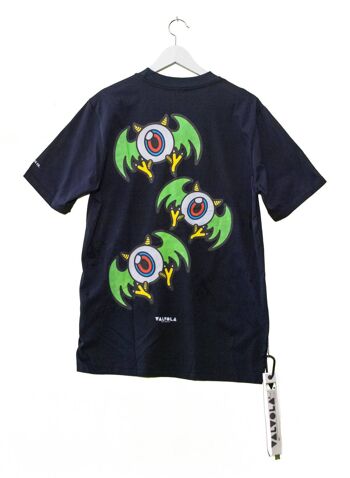 T-Shirt KIND OF MAGIC COLLECTION - BLEU GALAXIE / VERT GAZON