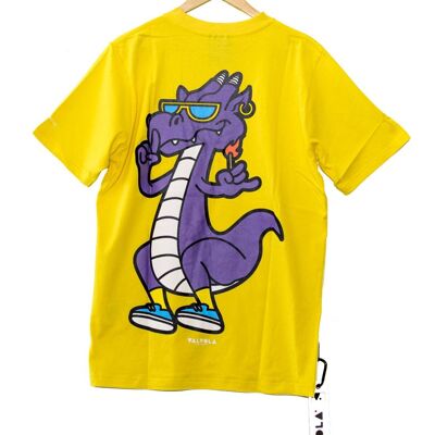 T-Shirt KIND OF MAGIC COLLECTION - SOLAR YELLOW/BERRY PURPLE