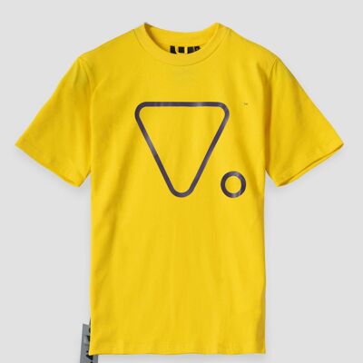 T-Shirt Outline HONEY YELLOW/PURPLE