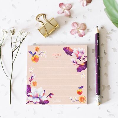 Square notepad - Perfumed Garden