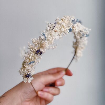 Dried flower headband