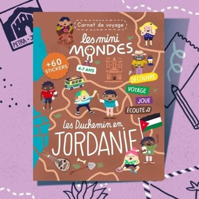 Jordania - Libro de actividades para niños de 4 a 7 años - Les Mini Mondes