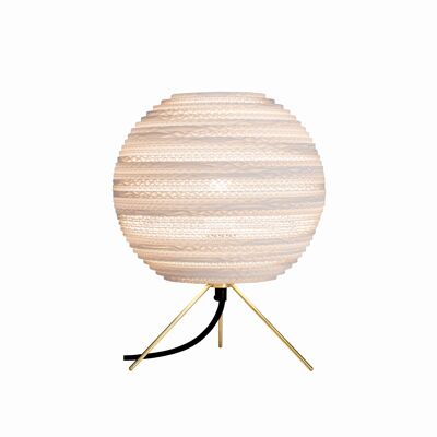 Eco Luxury Designer Table Lamps - White Moon 54 x 32 x 32 cm