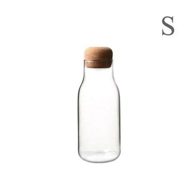 Flaschenset aus Korkglas - S
