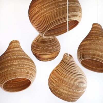 Luxury Sustainable Hive Pendant Natural