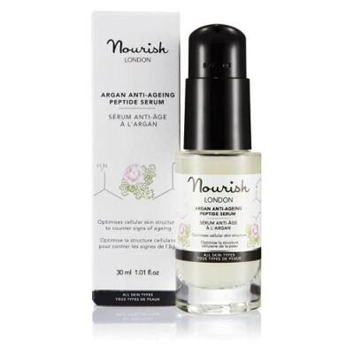 Nourish London Suero de péptidos antienvejecimiento de argán 30ML