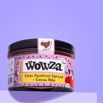 Wowza Choc Hazelnut Spread + Cocoa Nibs