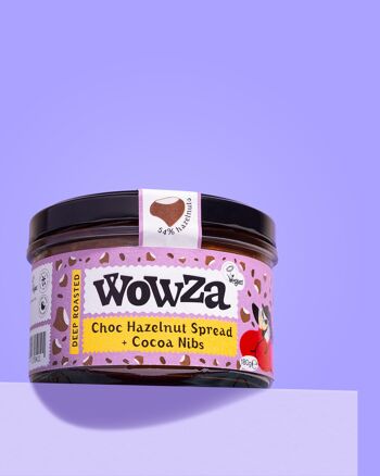 Wowza Choc Noisette Tartinade + Eclats de Cacao 1