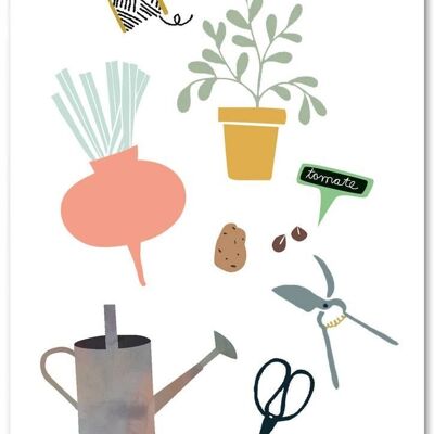 outils de jardin