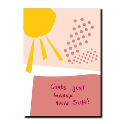 Le ragazze vogliono solo prendere il sole