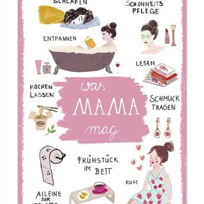 Serie di cartoline Make Your Day, Mama II