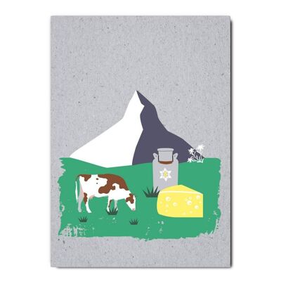 Postcard Series Gray Code, Matterhorn