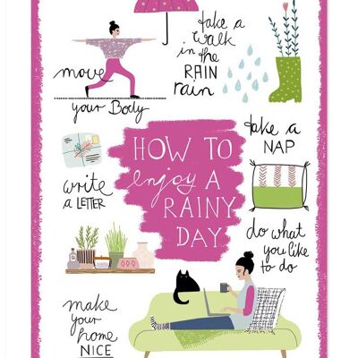 Serie de postales Make Your Day, Rainy Day