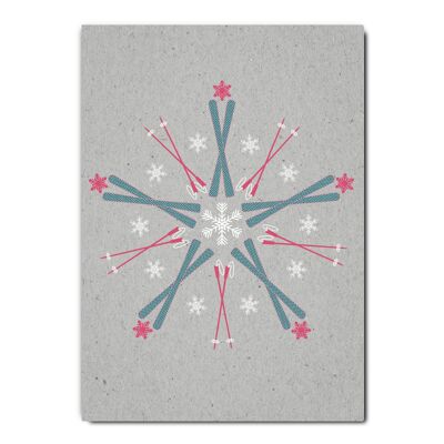 Serie di cartoline Graycode _ Ski Kaleidoscope