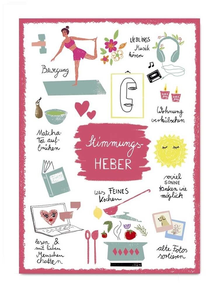 Postkarte Serie Make Your Day, Stimmungsheber