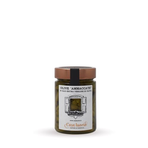 Olive Ammaccate (schiacciate) - 280 g