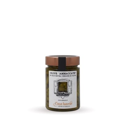 Olive Ammaccate (schiacciate) - 280 g