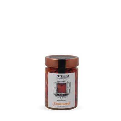 Pimientos papaccella y cuerno de cabra agridulce - 320 g