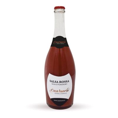Rote Sauce - Elegante Champagnerflasche - 750 g