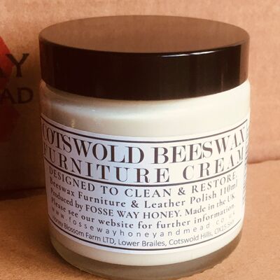 Fosse Way Beeswax Furniture and Leather Polish 110ml x 1
