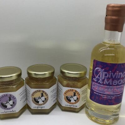 The Snowshill Mead and Honey Gift Box